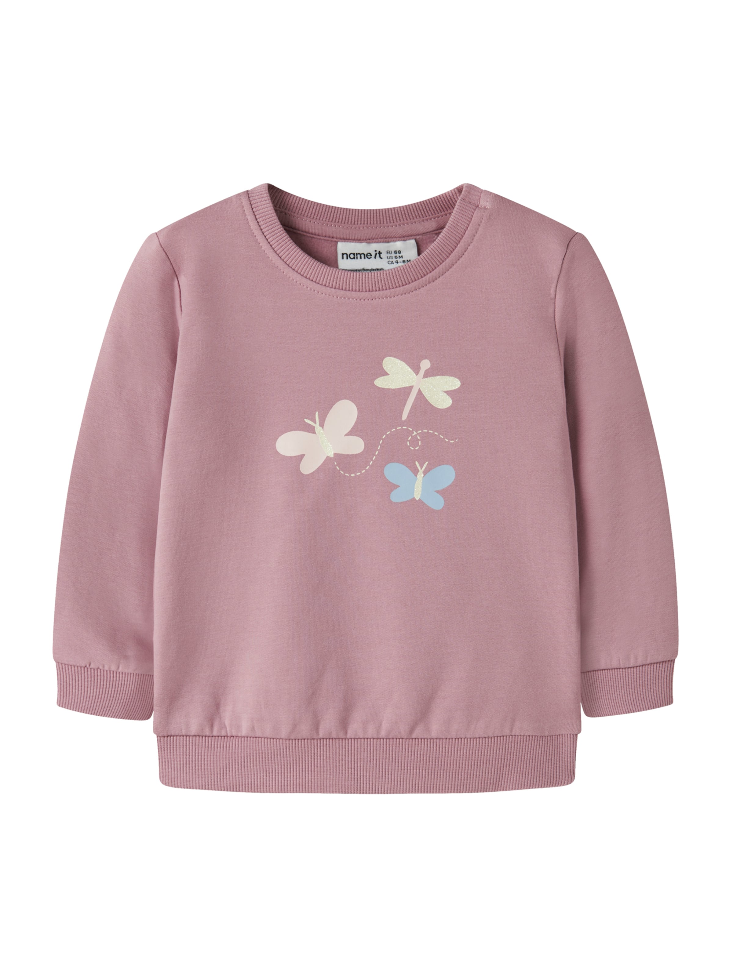 NAME IT - Sudadera 'NBFVRILLIE' en lila: frente