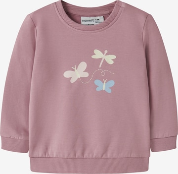 NAME IT Sweatshirt 'NBFVRILLIE' in Purple: front