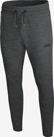 JAKO Tapered Sportbroek 'Premium' in Grijs: voorkant