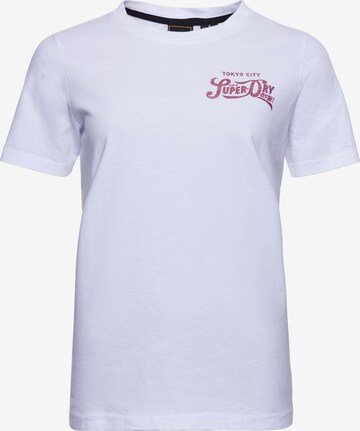 Superdry T-shirt i vit: framsida