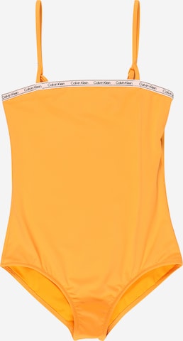 Calvin Klein Swimwear Plavky – oranžová: přední strana