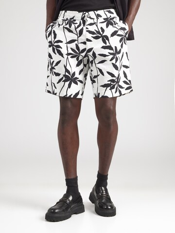 Loosefit Pantaloni di Calvin Klein in bianco: frontale