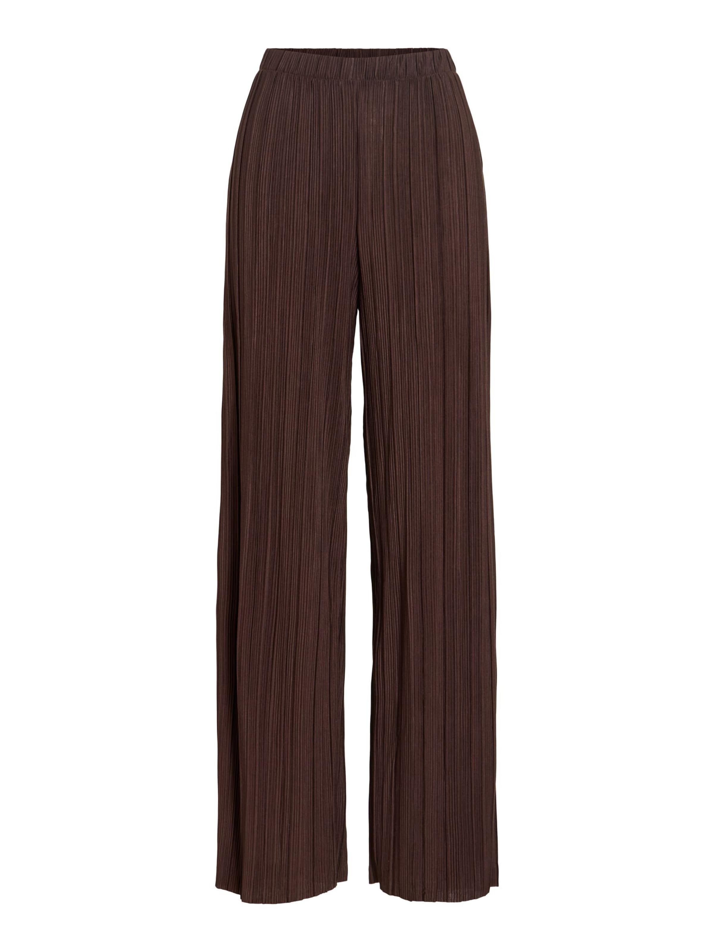 VILA Pants 'VIPLisa' in Brown: front