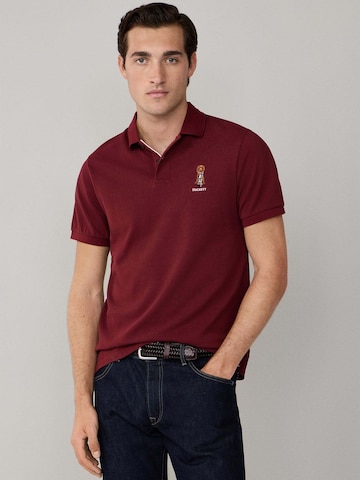 Hackett London Poloshirt 'Heritage Harry' in Rot: Vorderseite