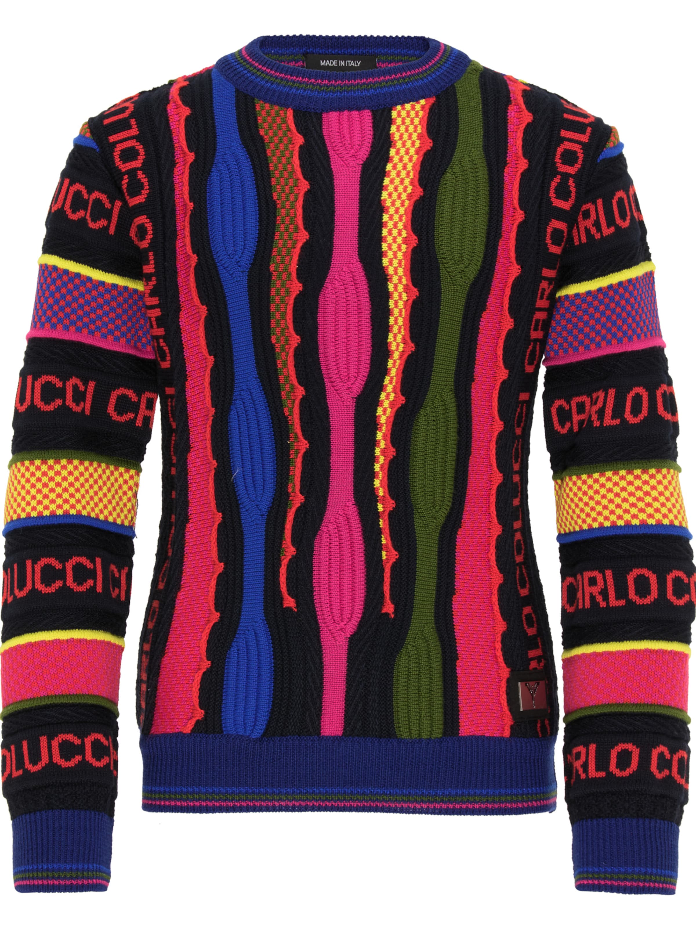 Carlo Colucci Sweater 'Casale' in Mixed colors: front
