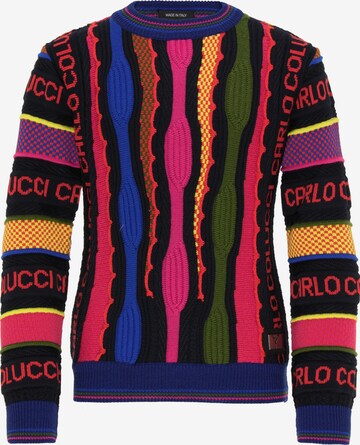 Carlo Colucci Sweater 'Casale' in Mixed colors: front