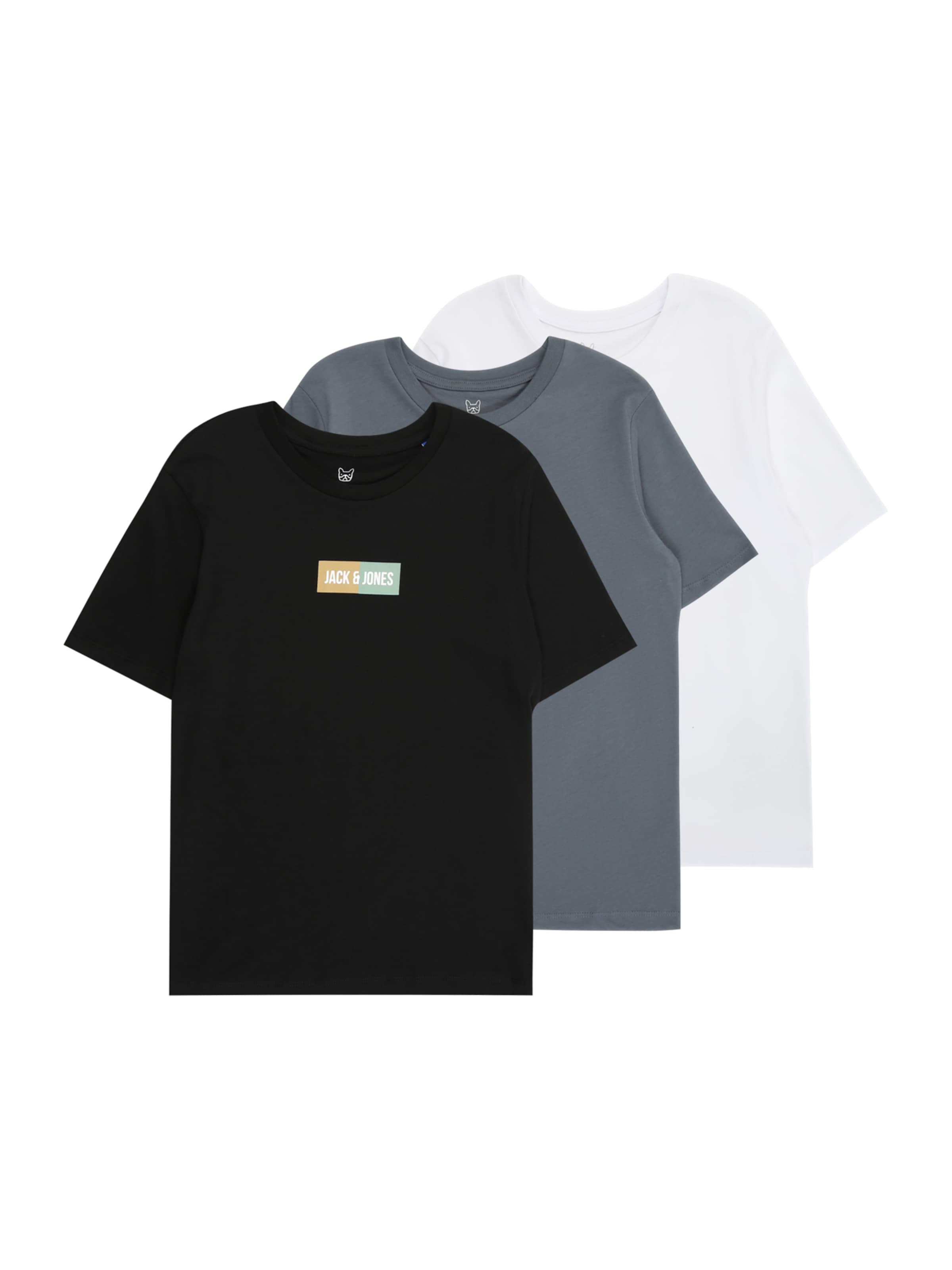 Maglietta 'JJPAN' di Jack & Jones Junior in grigio: frontale