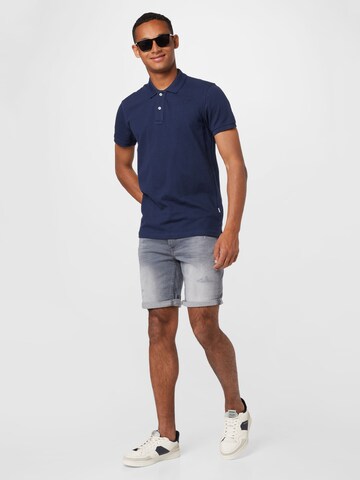 BLEND Regular Shorts in Blau