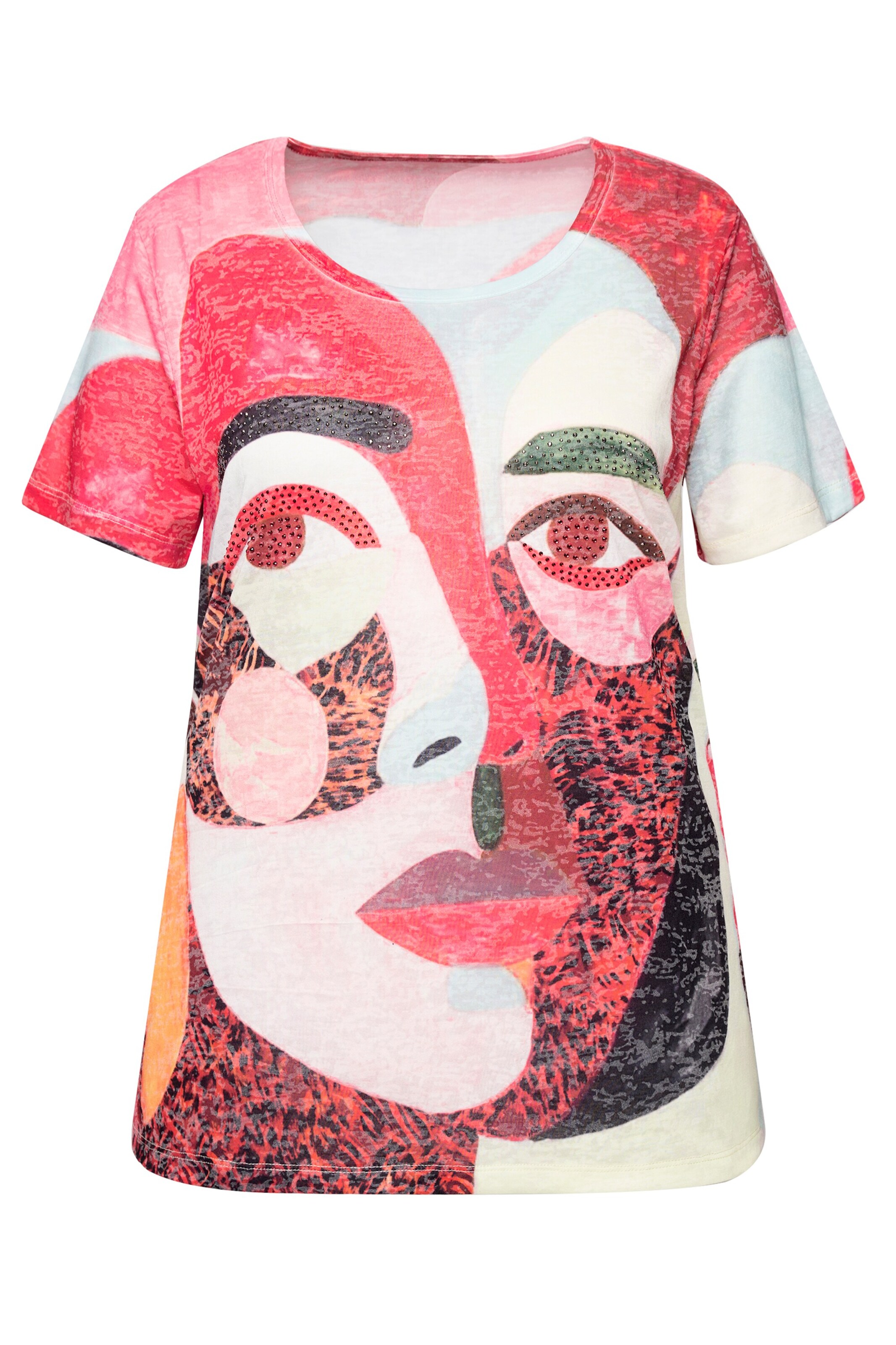 MIAMODA Shirt in Rood: voorkant