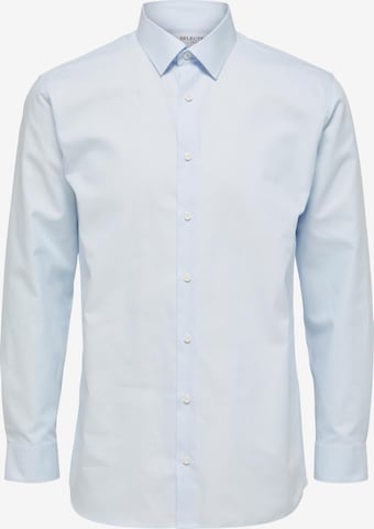 SELECTED HOMME - Camisa clássica 'Ethan' em azul: frente