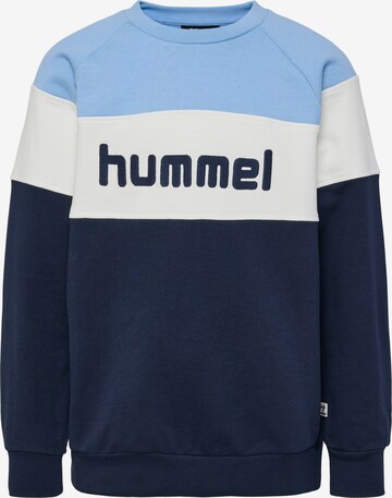 Hummel Sweatshirt 'Claes' in Blue: front
