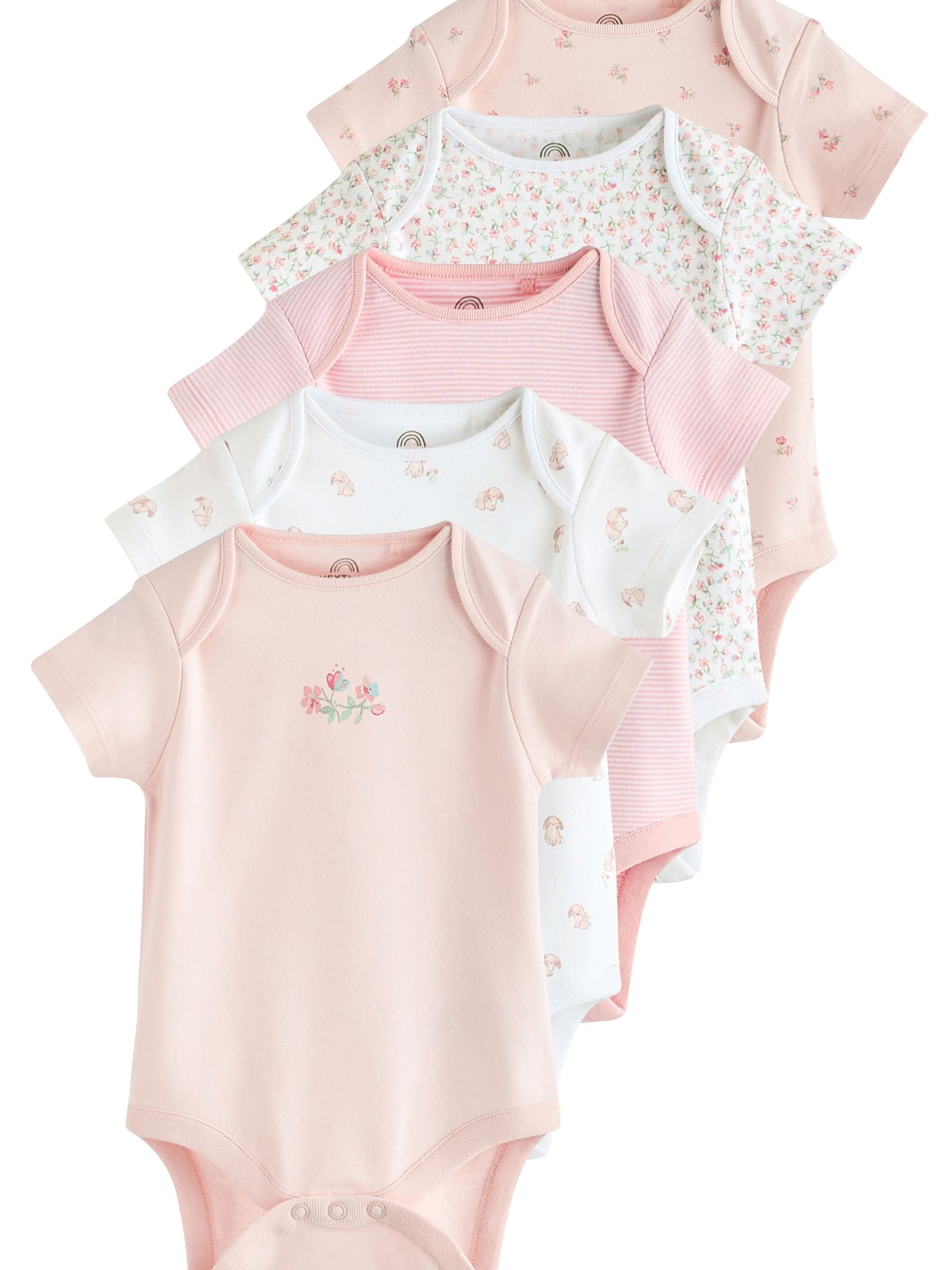 Next Śpiochy/body w kolorze różowy: przód