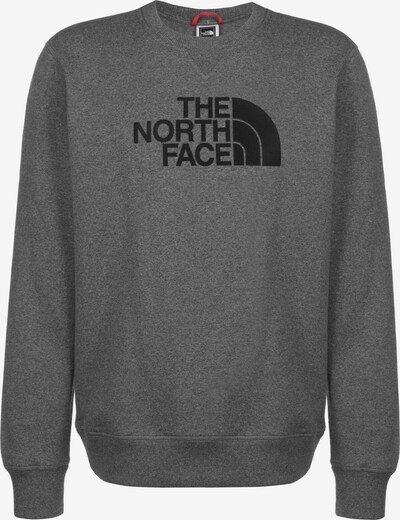 THE NORTH FACE Sweat-shirt 'Drew Peak' en gris chiné / noir, Vue avec produit