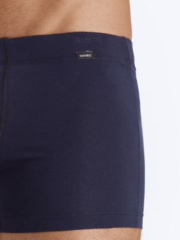 Hanro Boxer shorts ' Cotton Essentials ' in Blue