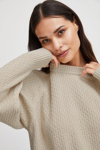 b.young Strickpullover in Beige