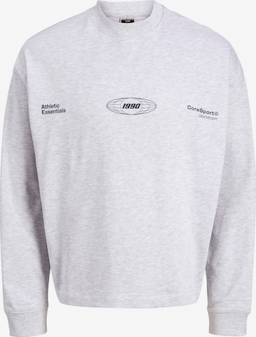 Sweat-shirt 'JCOSignal' JACK & JONES en blanc : devant