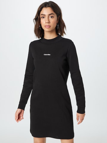 Calvin Klein Jurk in Zwart: voorkant