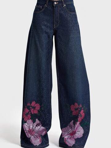 IT'S BASIC Wide leg Jeans 'Palazzo Low Rise Jeans' in Blue