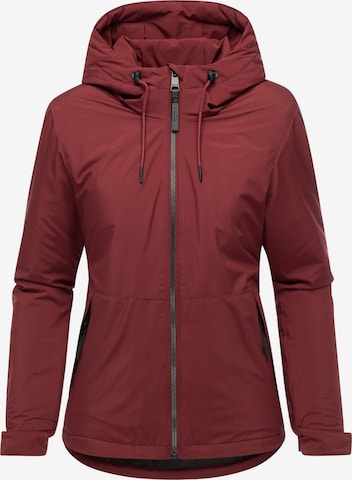 Ragwear Talvitakki 'Bevin' värissä punainen: etupuoli