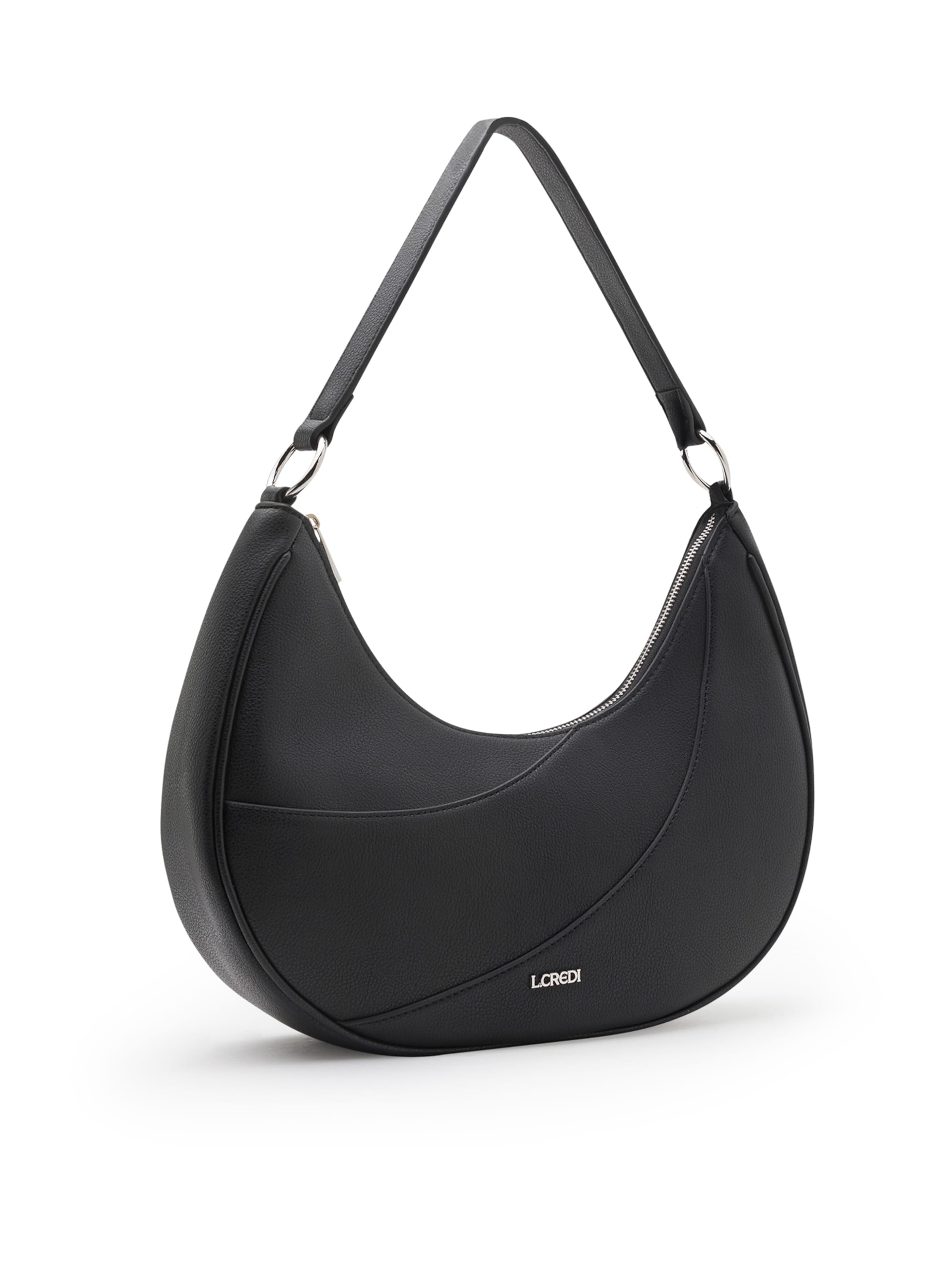 L.CREDI Shoulder bag 'Ornella' in Black
