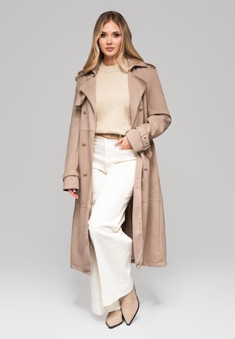 Ombre Tussenmantel in Beige