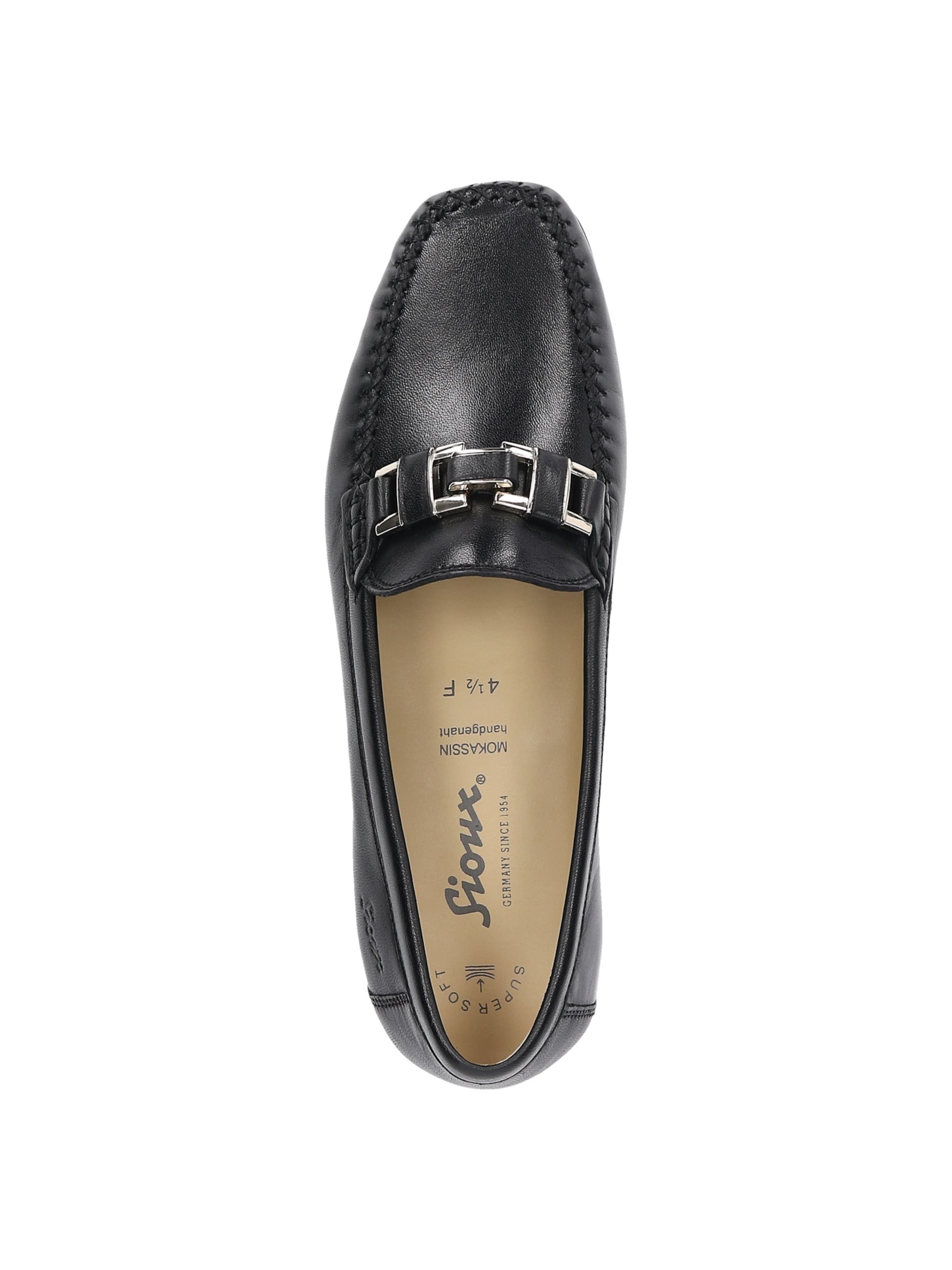 SIOUX Classic Flats 'Cambria' in Black