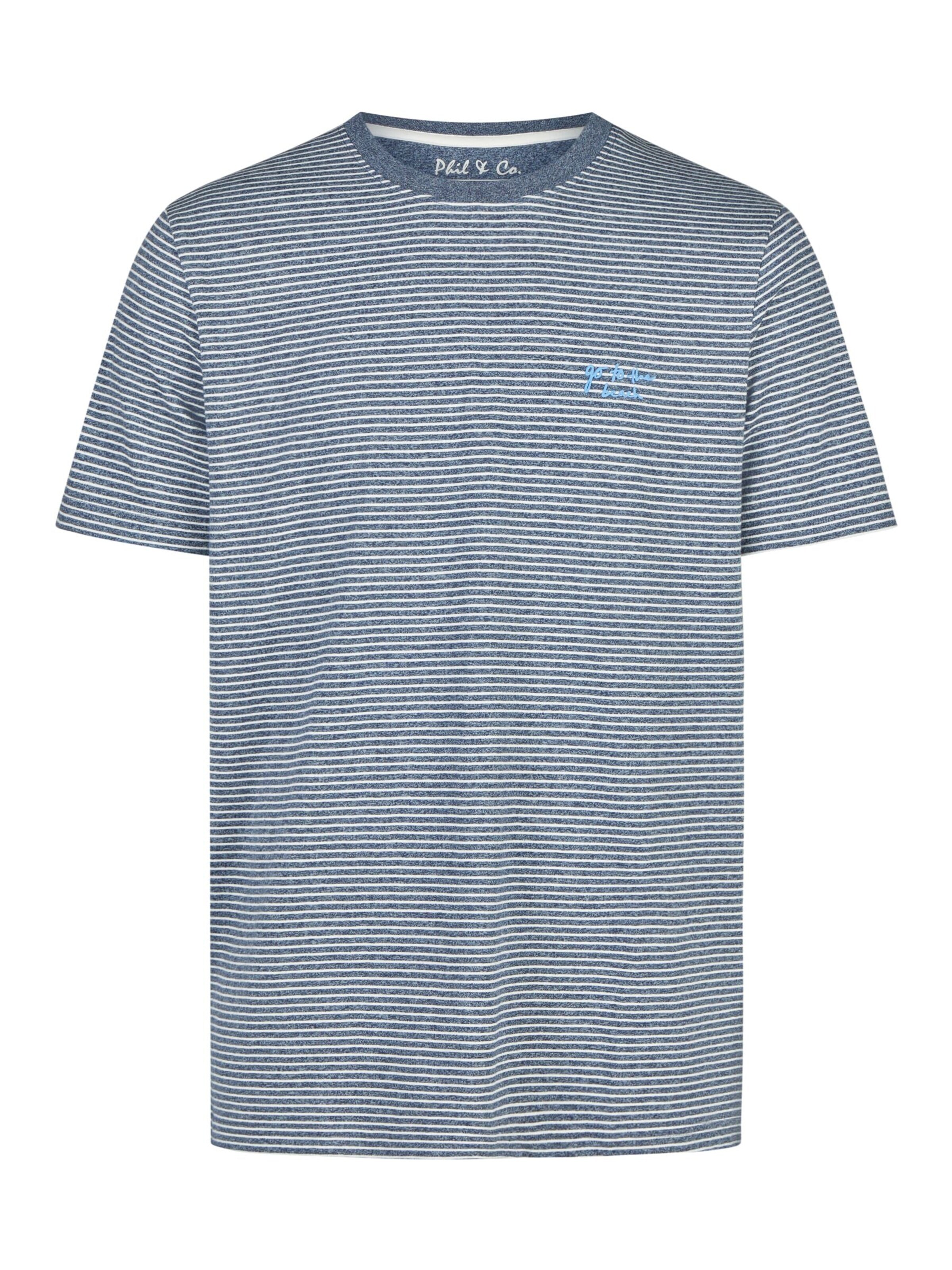 Phil & Co. Berlin Pyjama kort 'Fashionable' in Blauw