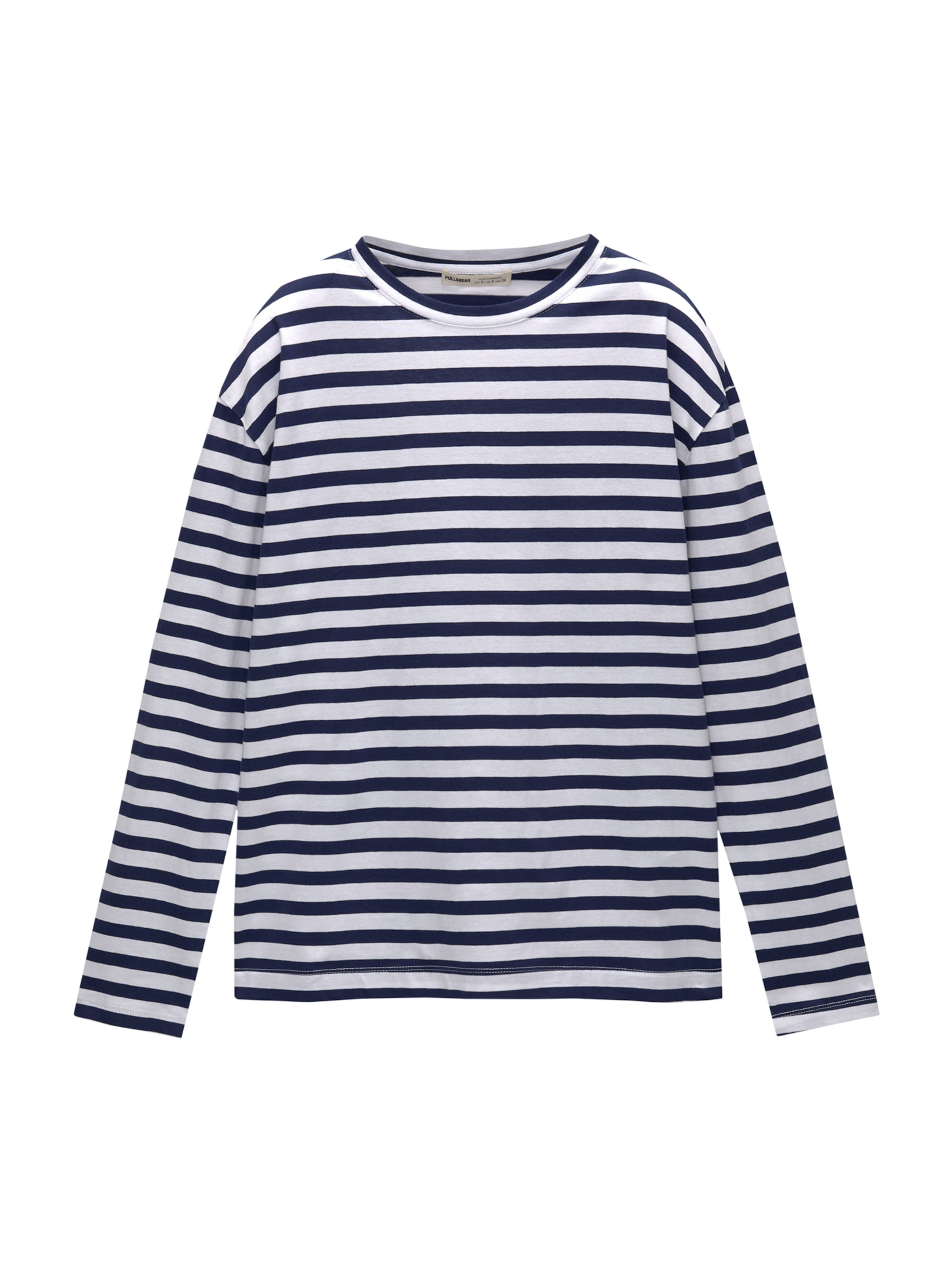 Tricou de la Pull&Bear pe alb: față