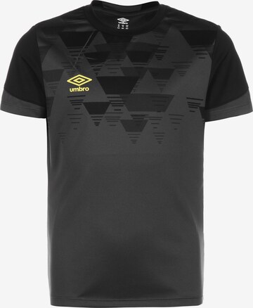 UMBRO Functioneel shirt 'Vier' in Zwart: voorkant