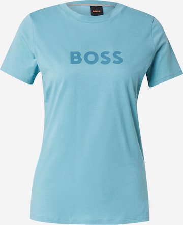 T-shirt BOSS en bleu : devant