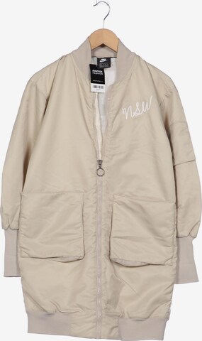 NIKE Jacket & Coat in XS in Beige: front