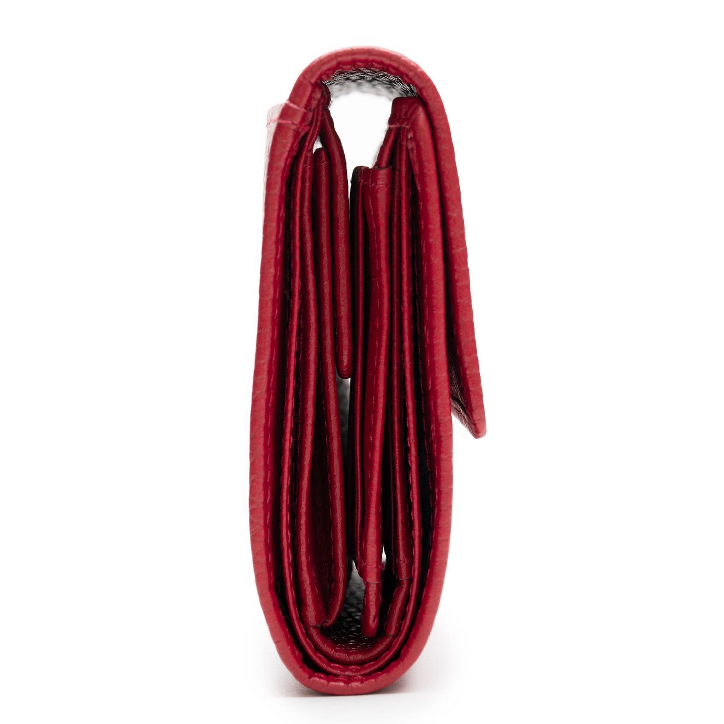 Lazarotti Wallet 'Bologna' in Red