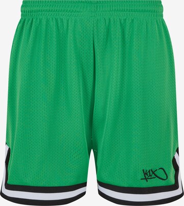 K1X Regular Pants in Green: front