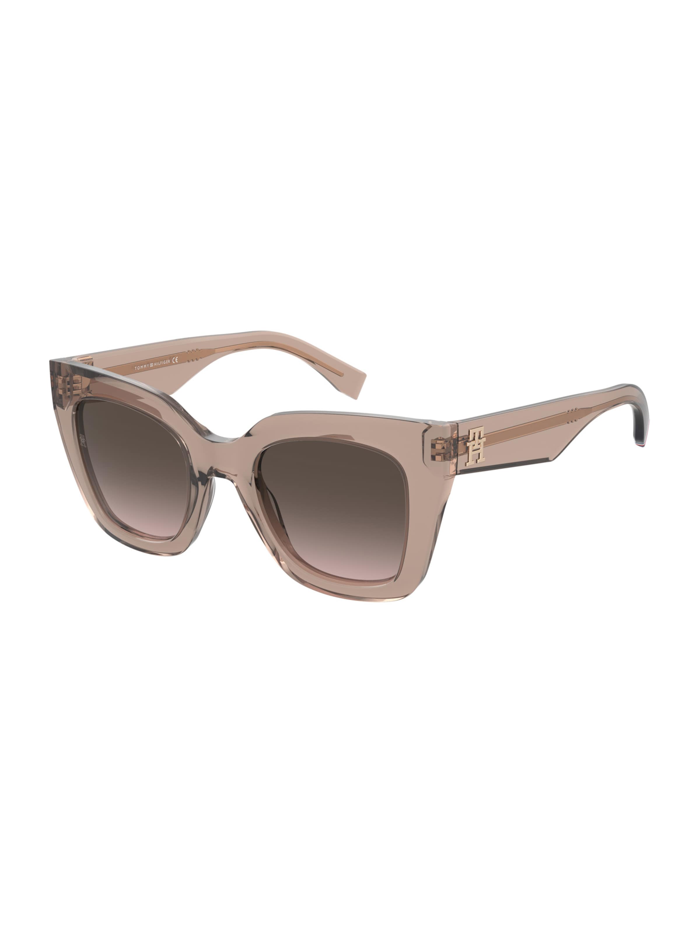 TOMMY HILFIGER Солнцезащитные очки в Бежевый: спереди