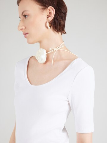 T-shirt QS en blanc