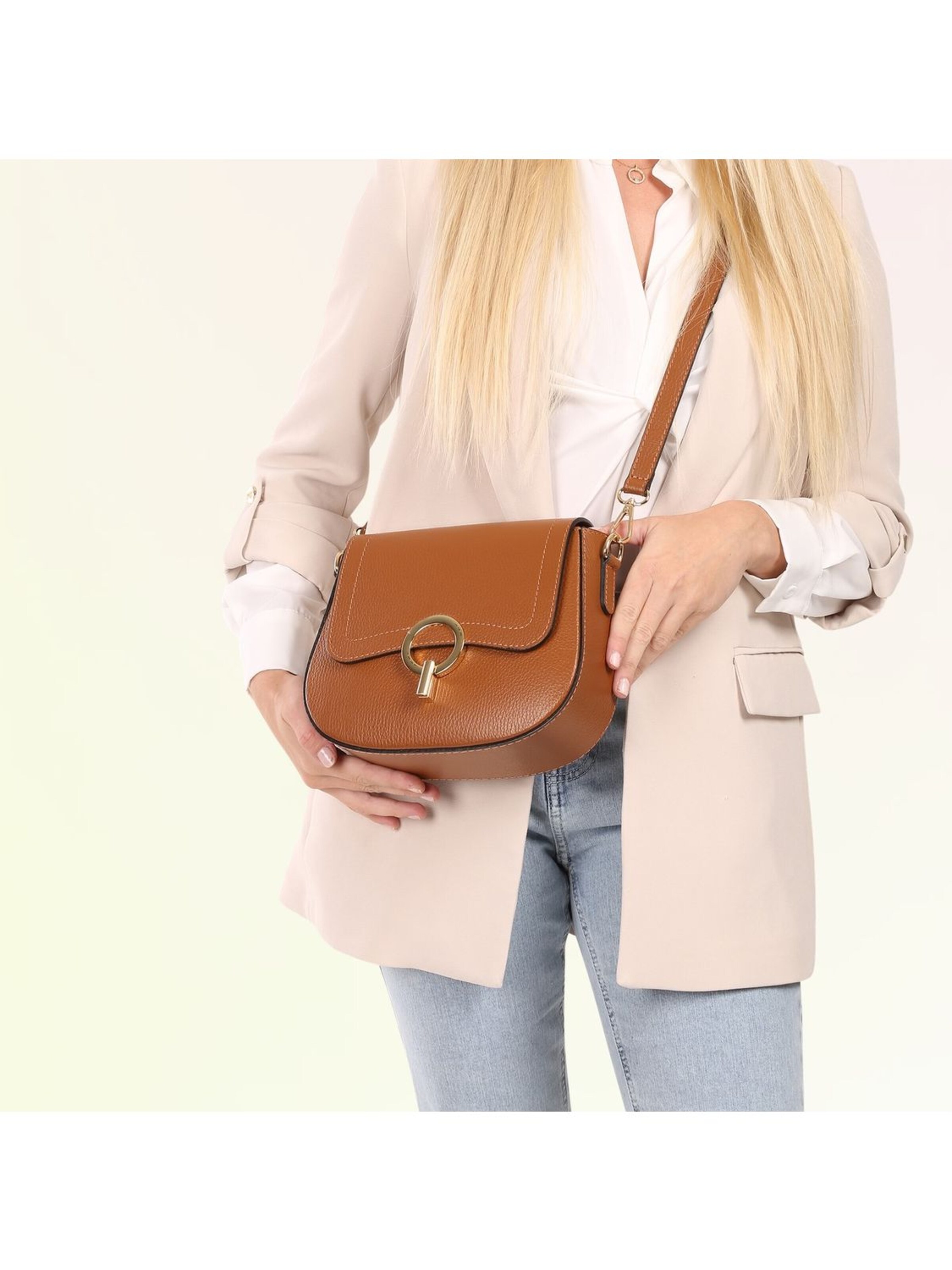 Sac à bandoulière Toscanto en marron