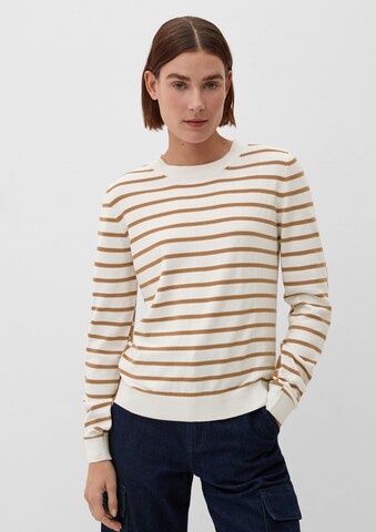 s.Oliver Sweater in Brown: front