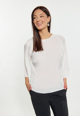 Camicia da donna di usha BLACK LABEL in bianco: frontale