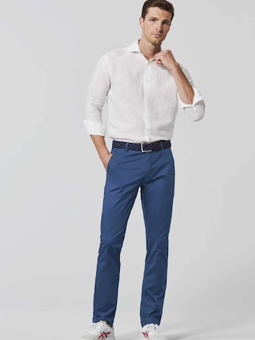 Regular Pantalon chino 'Roma' MEYER en bleu