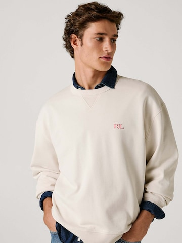 Sweat-shirt 'GARRET' Pepe Jeans en blanc