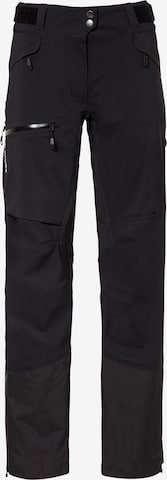 VAUDE Regular Outdoorbroek 'Monviso' in Zwart: voorkant