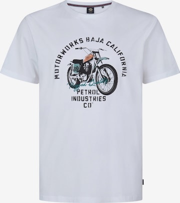 balts Petrol Industries T-Krekls 'Classic': no priekšpuses