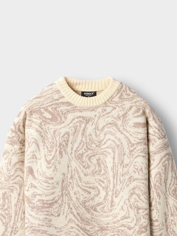 Burocs Pullover 'Knit Swirl'‌‌‌‌‌‌‌‌ in Beige