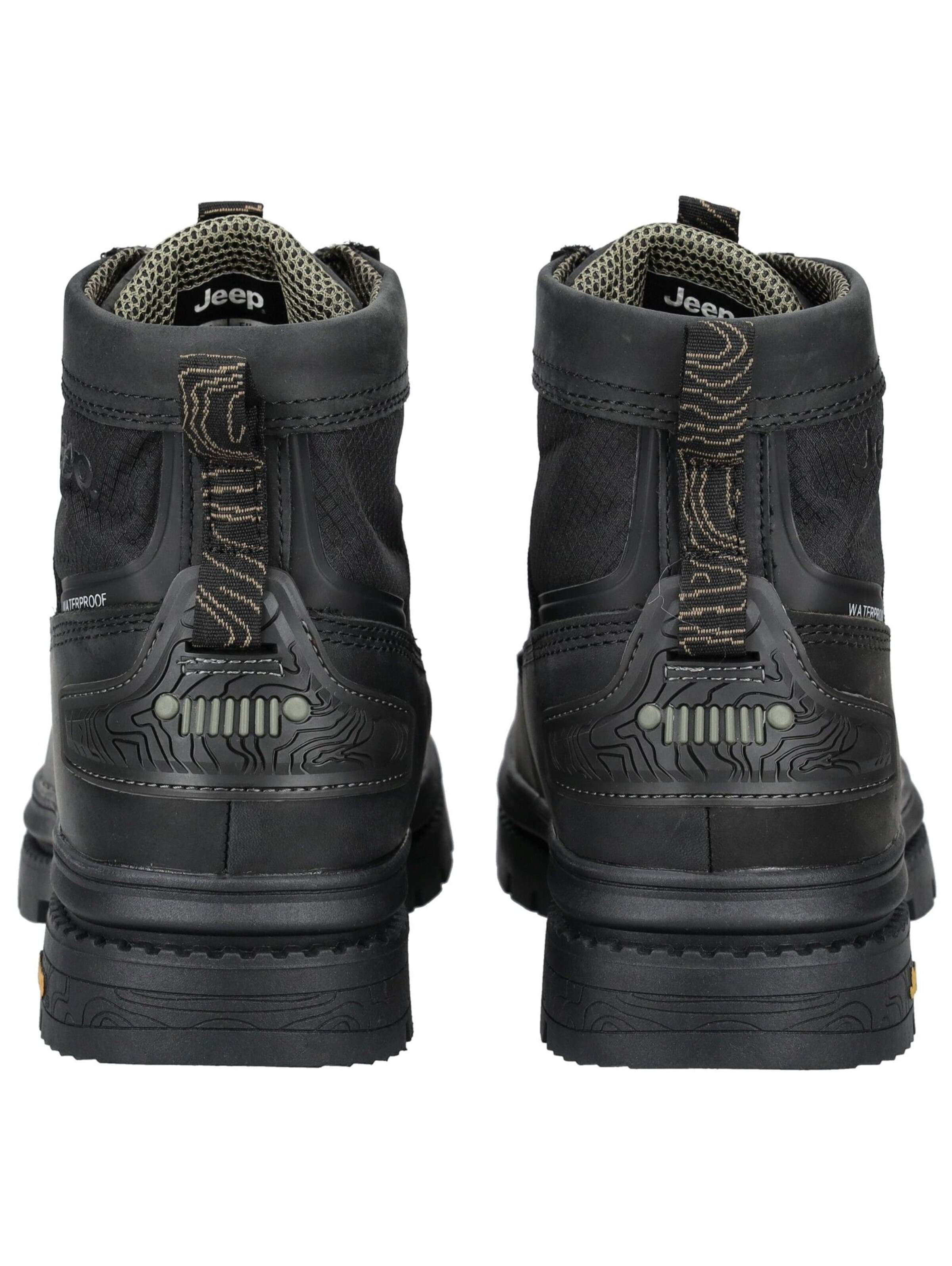 Jeep Lace-up boot in Black
