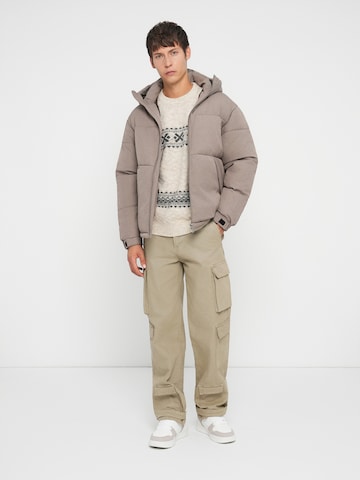 JACK & JONES Prehodna jakna | rjava barva