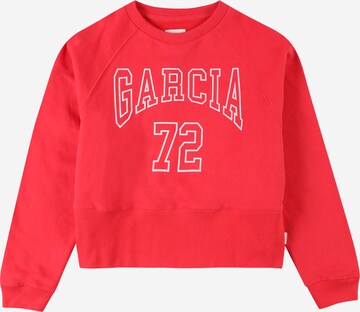 GARCIA Sweatshirt in Rood: voorkant