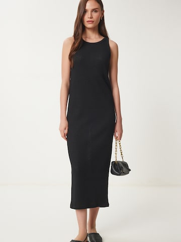 Robes en maille Happiness İstanbul en noir