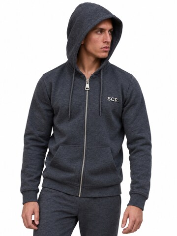SCR. - Sudadera con cremallera 'NEDRO' en gris