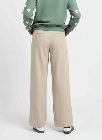 Wide Leg Pantalon à pince 'Miriam' studioselect en beige