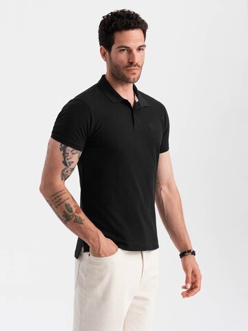 Ombre Shirt 'OM-POBS-0100' in Zwart